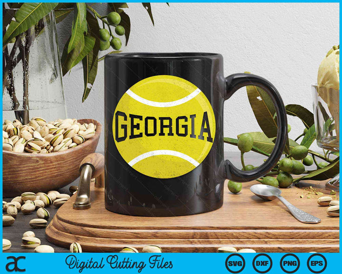 Georgia Tennis Fan SVG PNG Digital Cutting Files Georgia Tennis Fan SVG PNG Digital Cutting Files