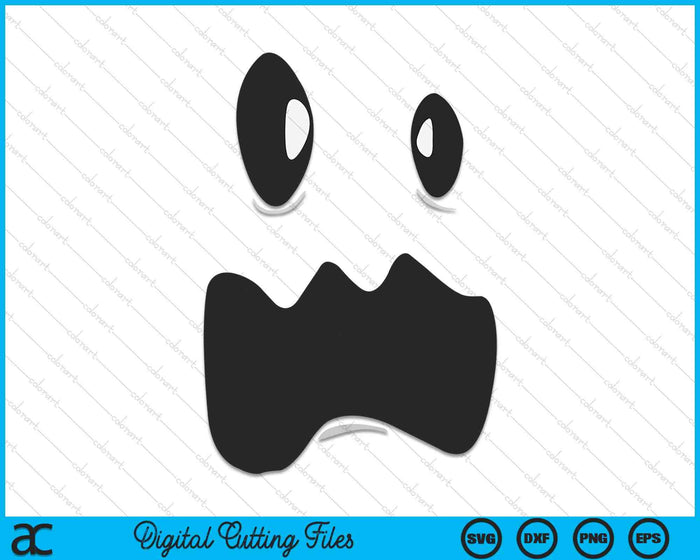 Ghost Face Costume Halloween Outfit SVG PNG Digital Cutting Files Ghost Face Costume Halloween Outfit SVG PNG Digital Cutting Files