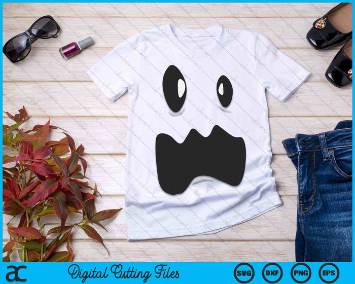 Ghost Face Costume Halloween Outfit SVG PNG Digital Cutting Files Ghost Face Costume Halloween Outfit SVG PNG Digital Cutting Files