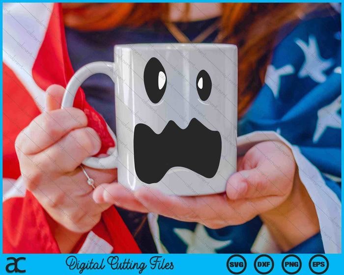 Ghost Face Costume Halloween Outfit SVG PNG Digital Cutting Files Ghost Face Costume Halloween Outfit SVG PNG Digital Cutting Files