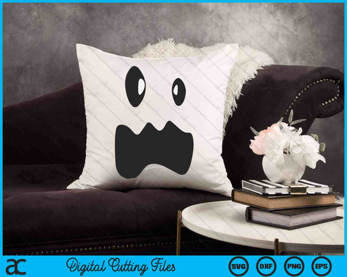 Ghost Face Costume Halloween Outfit SVG PNG Digital Cutting Files Ghost Face Costume Halloween Outfit SVG PNG Digital Cutting Files