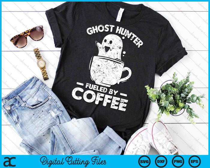 Cazador de fantasmas impulsado por café Caza de fantasmas SVG PNG Archivos de corte digitales Cazador de fantasmas impulsado por café Caza de fantasmas SVG PNG Archivos de corte digitales