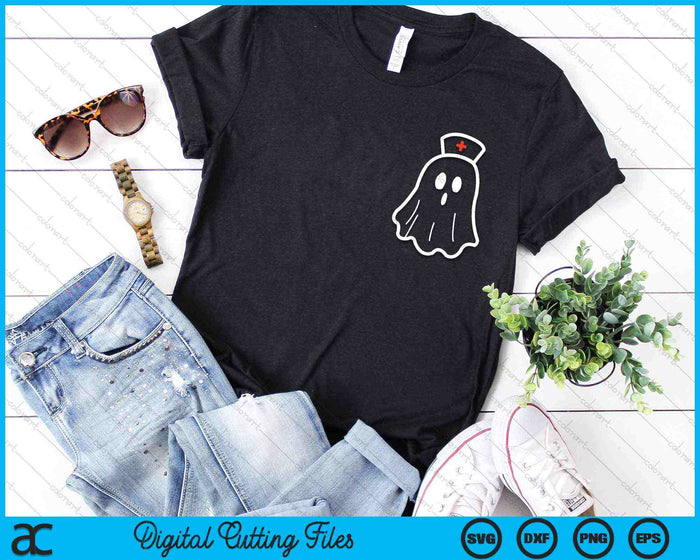 Ghost Nurse Halloween Costume SVG PNG Digital Cutting Files Ghost Nurse Halloween Costume SVG PNG Digital Cutting Files
