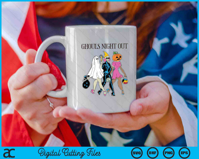 Ghouls Night Out Halloween SVG PNG Digital Cutting Files Ghouls Night Out Halloween SVG PNG Digital Cutting Files