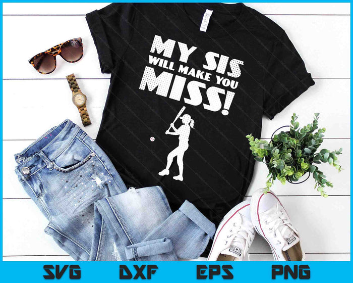 Girls Baseball Pitcher Sister Brother Funny SVG PNG Digital Printable Files Girls Baseball Pitcher Sister Brother Funny SVG PNG Digital Printable Files