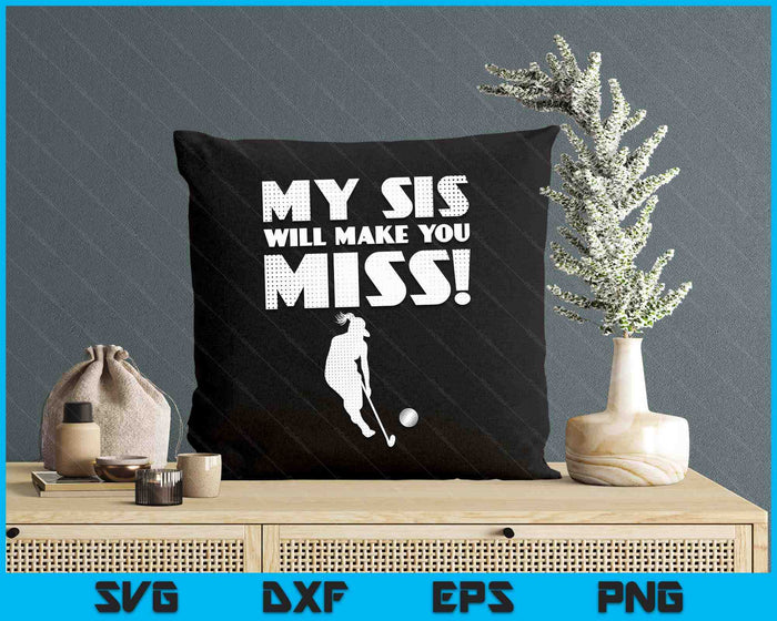 Girls Hockey Pitcher Sister Brother Funny SVG PNG Digital Printable Files Girls Hockey Pitcher Sister Brother Funny SVG PNG Digital Printable Files