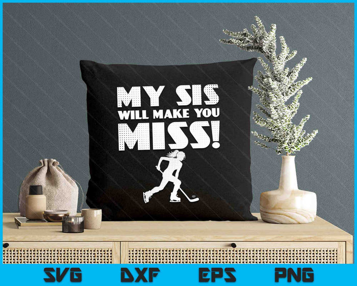 Girls Ice Hockey Pitcher Sister Brother Funny SVG PNG Digital Printable Files Girls Ice Hockey Pitcher Sister Brother Funny SVG PNG Digital Printable Files