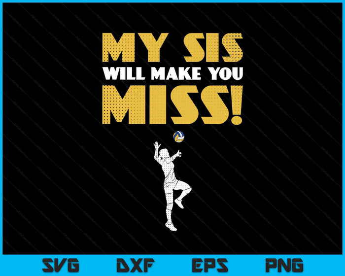 Girls Volleyball Pitcher Sister Brother SVG PNG Digital Printable Files Girls Volleyball Pitcher Sister Brother SVG PNG Digital Printable Files