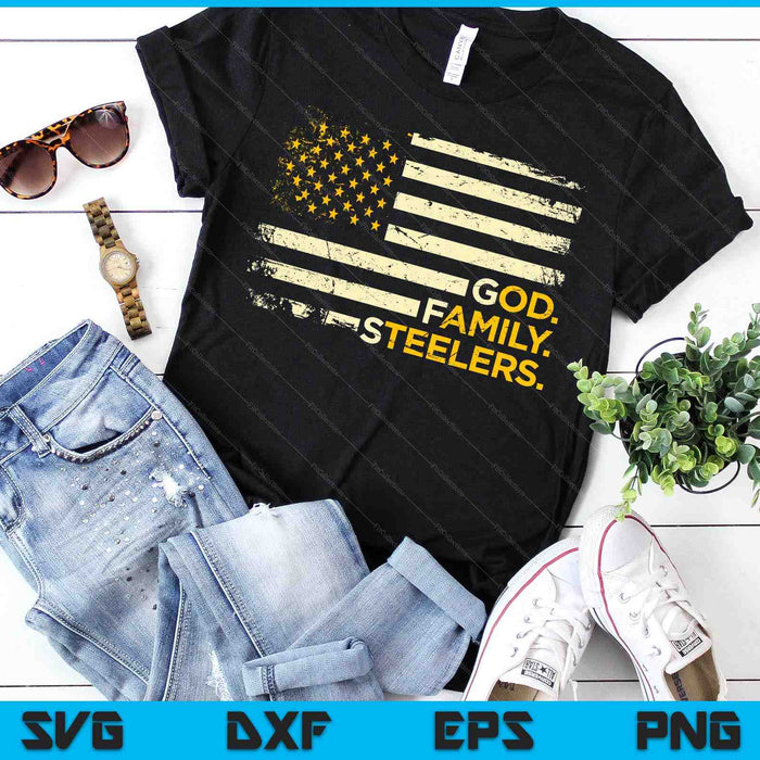 God Family Steelers SVG PNG digitale snijbestanden God Family Steelers SVG PNG digitale snijbestanden