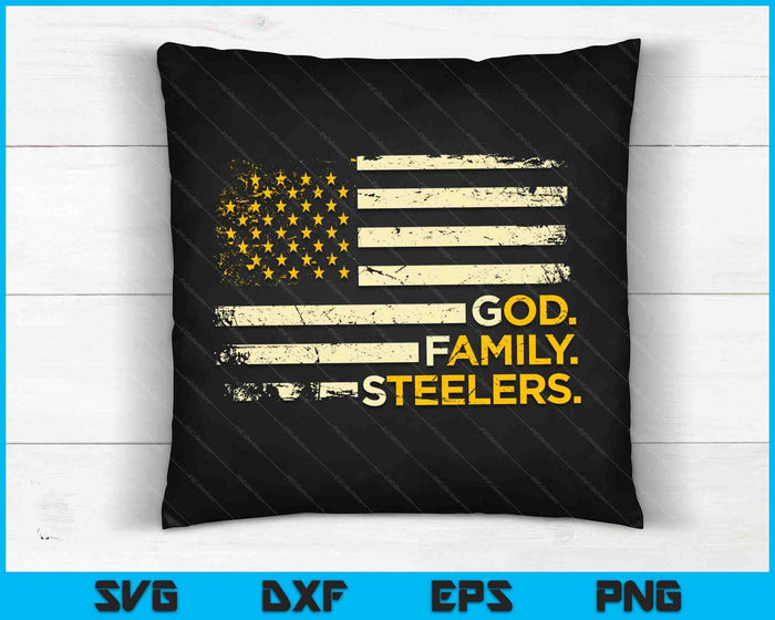 God Family Steelers SVG PNG digitale snijbestanden God Family Steelers SVG PNG digitale snijbestanden