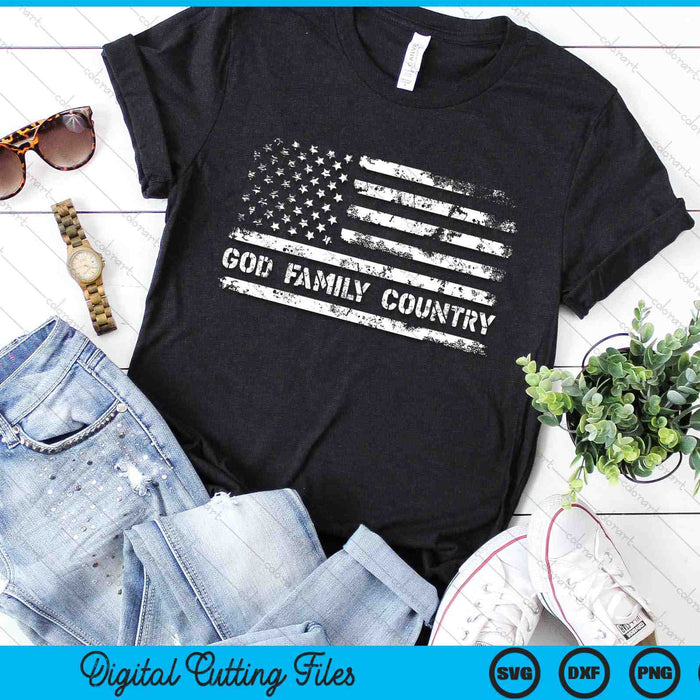 God Family Country Patriotic Christian American Flag SVG PNG Digital Cutting Files God Family Country Patriotic Christian American Flag SVG PNG Digital Cutting Files