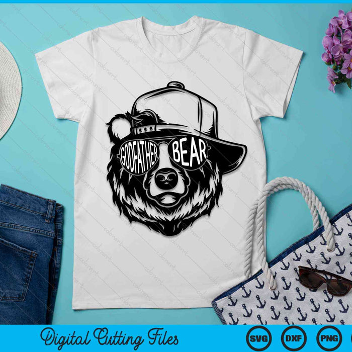 Godfather Bear With Sunglasses Godfather Bear SVG PNG Cutting Printable Files Godfather Bear With Sunglasses Godfather Bear SVG PNG Cutting Printable Files
