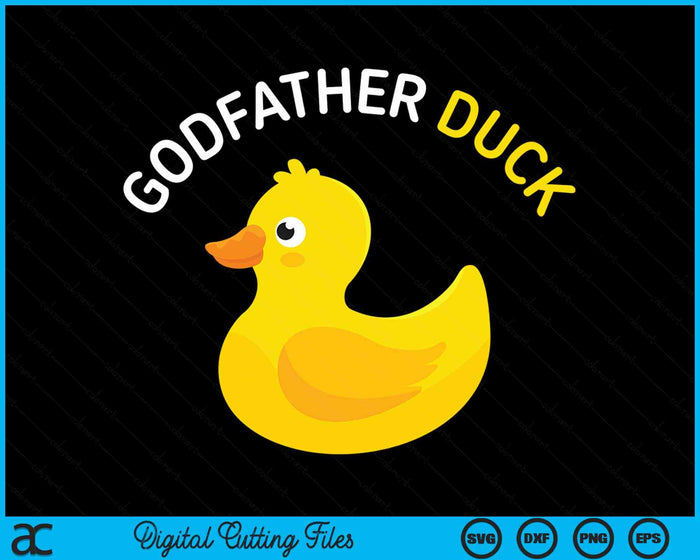 Godfather Duck Rubber Duck Godfather SVG PNG Digital Cutting File Godfather Duck Rubber Duck Godfather SVG PNG Digital Cutting File