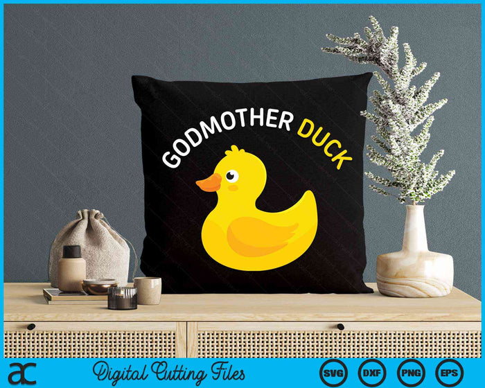 Godmother Duck Rubber Duck Godmother SVG PNG Digital Cutting File Godmother Duck Rubber Duck Godmother SVG PNG Digital Cutting File