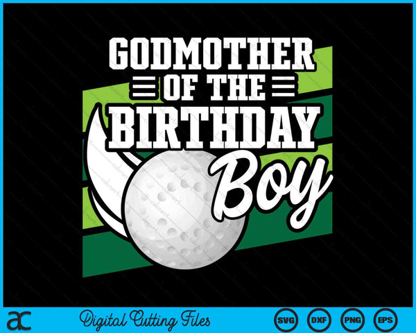 Godmother Of The Birthday Boy Hockey Lover Birthday SVG PNG Digital Printable Files