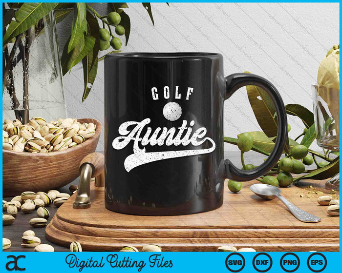 Golf Auntie SVG PNG Digital Cutting File Golf Auntie SVG PNG Digital Cutting File