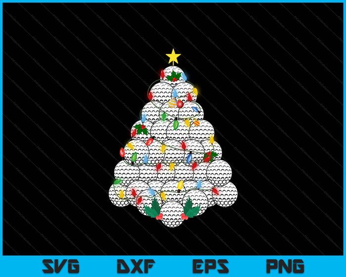 Golf Football Christmas Tree Xmas Pajamas Player Coach SVG PNG Digital Printable Files Golf Football Christmas Tree Xmas Pajamas Player Coach SVG PNG Digital Printable Files