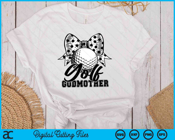 Golf Godmother Game Day Mother's Day SVG PNG Digital Printable Files
