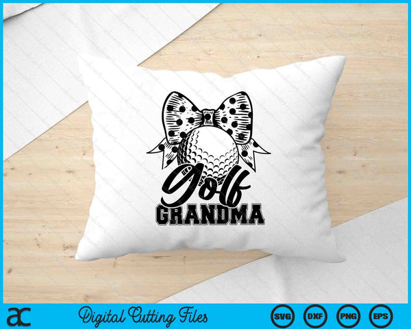 Golf Grandma Game Day Mother's Day SVG PNG Digital Printable Files