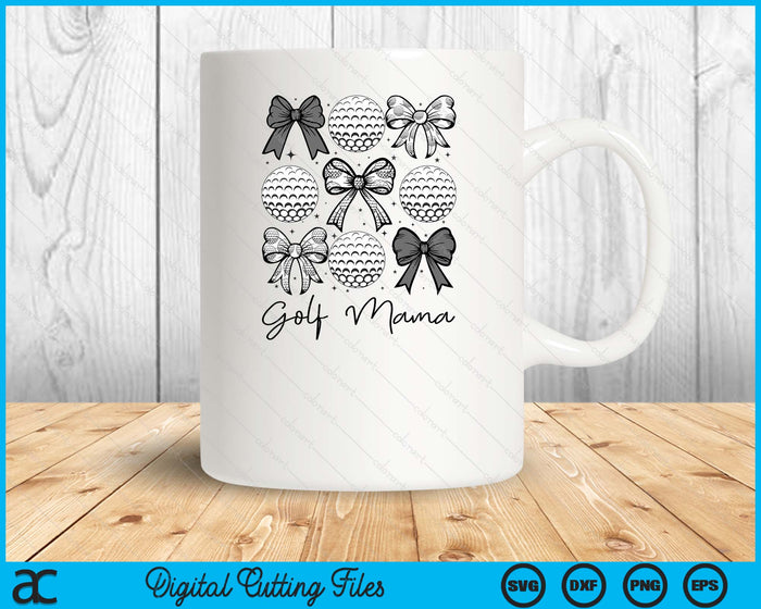 Golf Mama Coquette Bow Golf Season SVG PNG Digital Printable Files Golf Mama Coquette Bow Golf Season SVG PNG Digital Printable Files