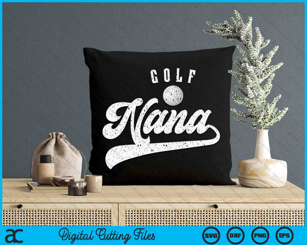 Golf Nana SVG PNG Digital Cutting File