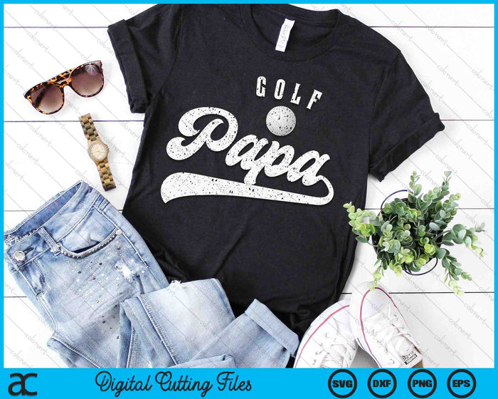 Golf Papa SVG PNG Digital Cutting File Golf Papa SVG PNG Digital Cutting File