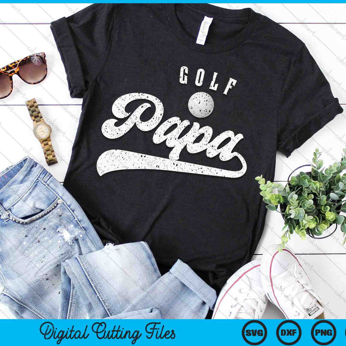Golf Papa SVG PNG Digital Cutting File Golf Papa SVG PNG Digital Cutting File