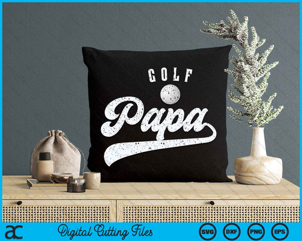 Golf Papa SVG PNG Digital Cutting File