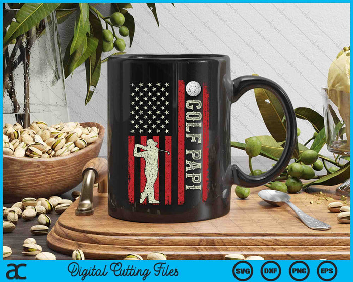 Golf Papi US Flag Gifts For Papi SVG PNG Digital Printable Files Golf Papi US Flag Gifts For Papi SVG PNG Digital Printable Files