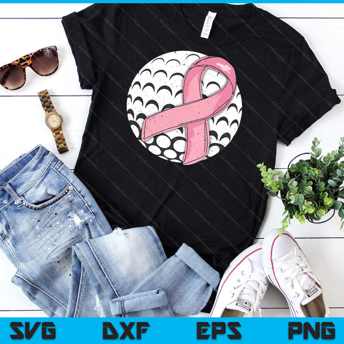 Golf Pink Ribbon Breast Cancer Awareness Sport Lover SVG PNG Digital Cutting Files Golf Pink Ribbon Breast Cancer Awareness Sport Lover SVG PNG Digital Cutting Files