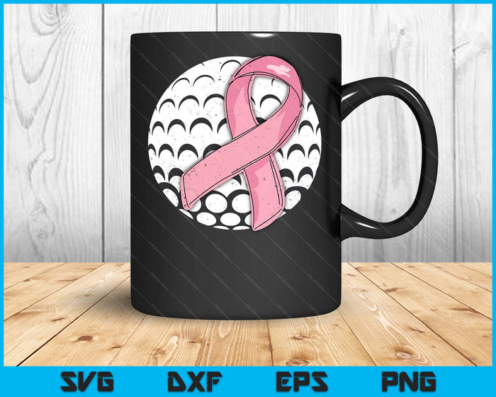 Golf Pink Ribbon Breast Cancer Awareness Sport Lover SVG PNG Digital Cutting Files Golf Pink Ribbon Breast Cancer Awareness Sport Lover SVG PNG Digital Cutting Files