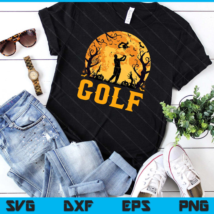 Golf Player Halloween Spooky Golf Lover Halloween SVG PNG Digital Cutting File Golf Player Halloween Spooky Golf Lover Halloween SVG PNG Digital Cutting File