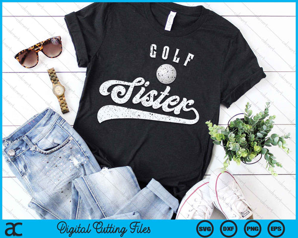 Golf Sister SVG PNG Digital Cutting File