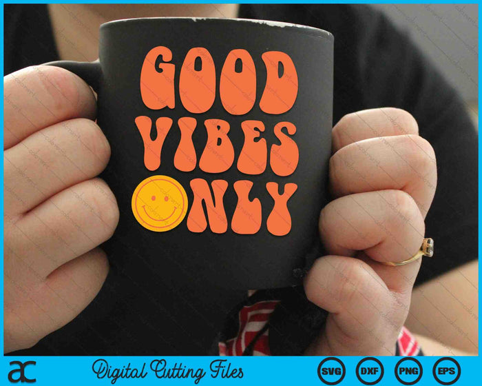 Good Vibes Only Peace Sign 60s 70s Tie Dye Hippie Disfraz de Halloween SVG PNG Archivos de corte digitales Good Vibes Only Peace Sign 60s 70s Tie Dye Hippie Disfraz de Halloween SVG PNG Archivos de corte digitales