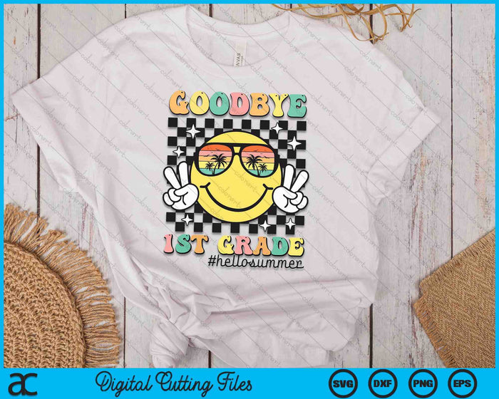 Goodbye 1st Grade Hello Summer Last Day Of School Student SVG PNG Digital Cutting Files Goodbye 1st Grade Hello Summer Last Day Of School Student SVG PNG Digital Cutting Files