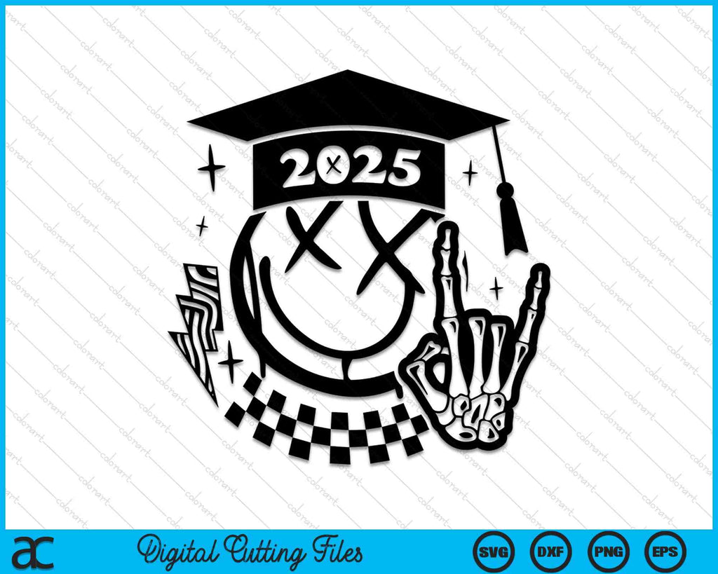 Graduation 2025 Senior 2025 SVG PNG Digital Cutting Files creativeusarts