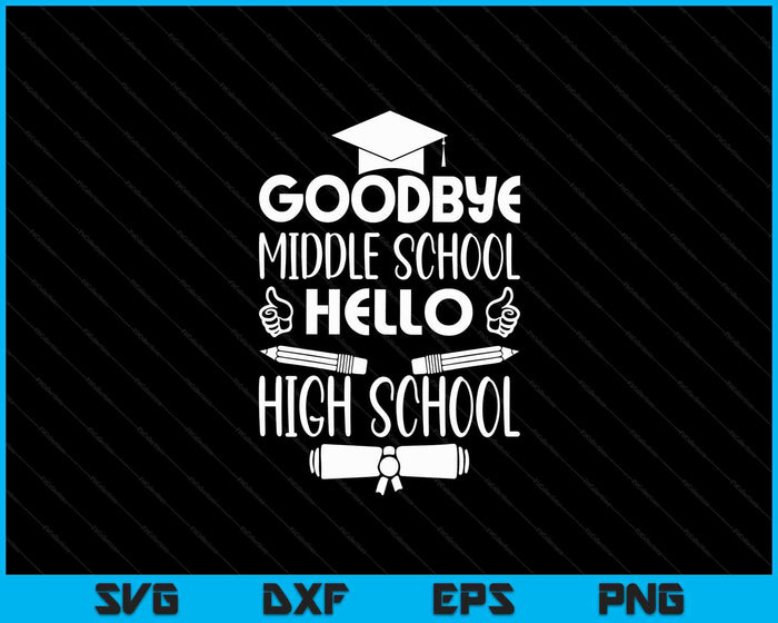 Graduation Gift For A Little Girl Going To Middle School SVG PNG Digital Cutting Files Graduation Gift For A Little Girl Going To Middle School SVG PNG Digital Cutting Files