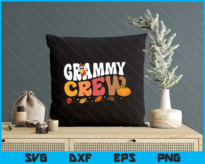 Grammy Crew Thanksgiving Family Matching Turkey Day Fall SVG PNG Digital Printable Files Grammy Crew Thanksgiving Family Matching Turkey Day Fall SVG PNG Digital Printable Files