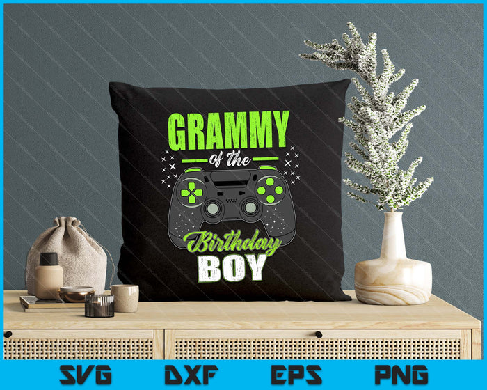 Grammy Of The Birthday Boy Matching Video Gamer Birthday SVG PNG Digital Printable Files Grammy Of The Birthday Boy Matching Video Gamer Birthday SVG PNG Digital Printable Files