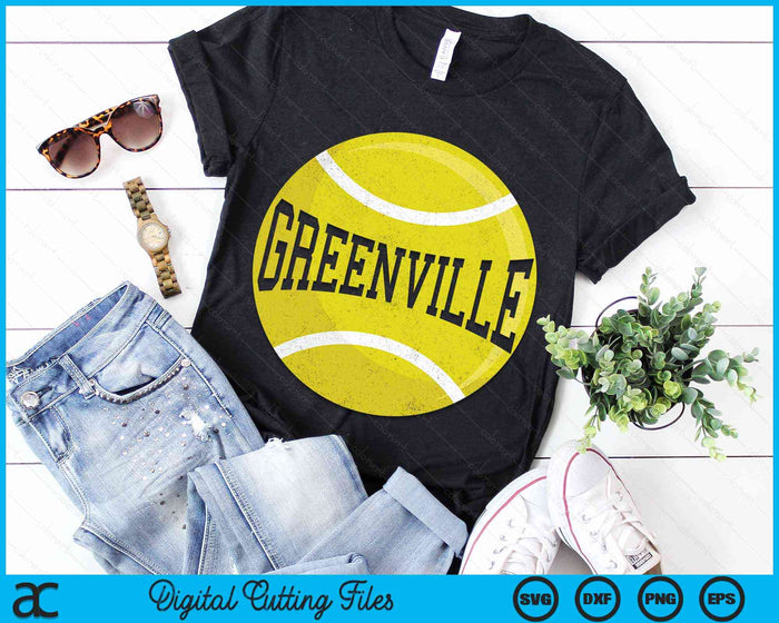 Greenville Tennis Fan SVG PNG Digital Cutting Files Greenville Tennis Fan SVG PNG Digital Cutting Files