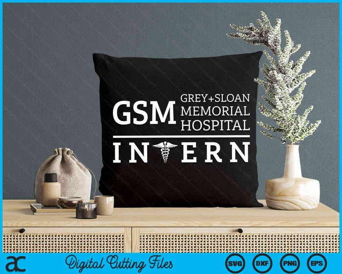 Grey Sloan Memorial Hospital Intern SVG PNG Digital Cutting Files