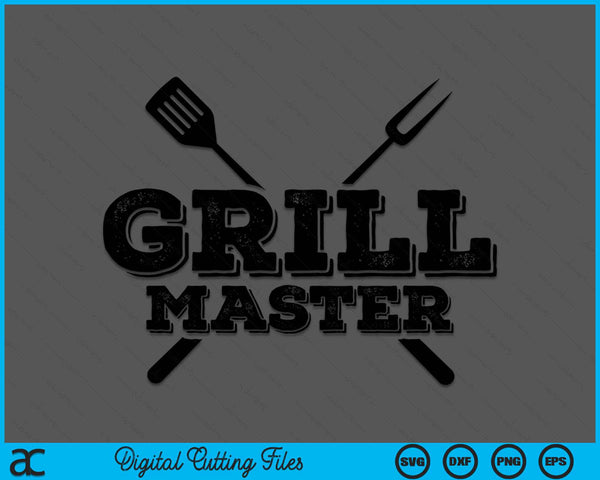 Grill Master Grilling Barbecue BBQ Smoker SVG PNG Digital Cutting Files