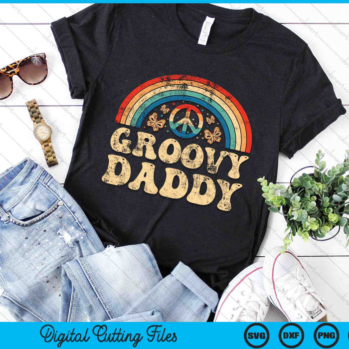 Groovy Daddy 70s Aesthetic Nostalgia 1970's Retro SVG PNG Cutting Printable Files