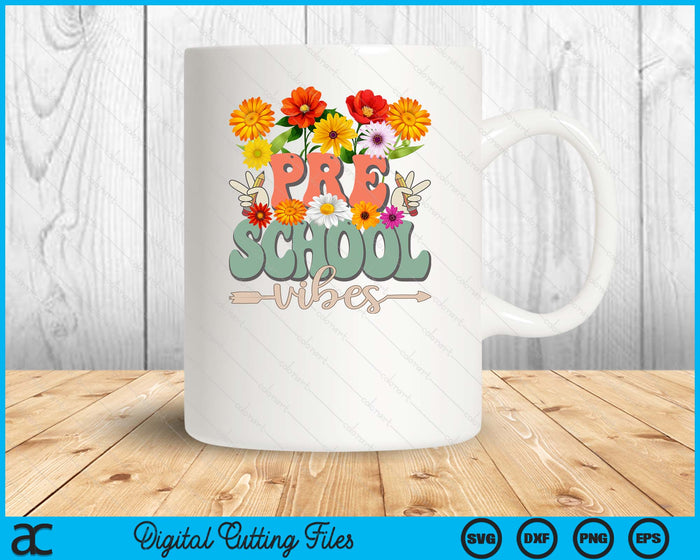 Groovy Hippie Wildflower Preschool Vibes Teachers Girls Kids SVG PNG Digital Cutting Files Groovy Hippie Wildflower Preschool Vibes Teachers Girls Kids SVG PNG Digital Cutting Files