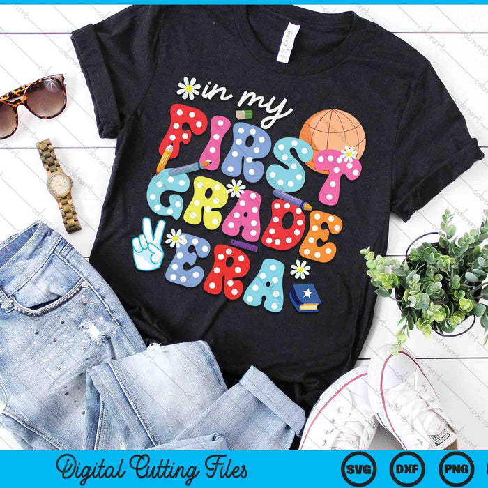 Groovy In My First Grade Era First Day SVG PNG Digital Cutting Files Groovy In My First Grade Era First Day SVG PNG Digital Cutting Files