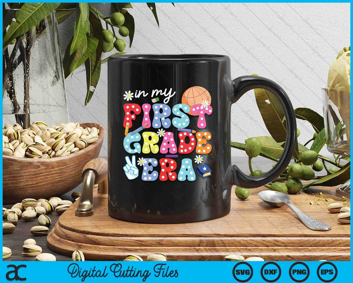 Groovy In My First Grade Era First Day SVG PNG Digital Cutting Files Groovy In My First Grade Era First Day SVG PNG Digital Cutting Files