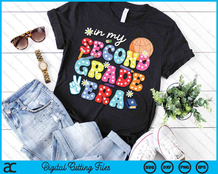 Groovy In My Second Grade Era First Day SVG PNG Digital Cutting Files Groovy In My Second Grade Era First Day SVG PNG Digital Cutting Files