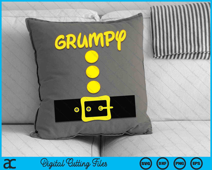 Grumpy Dwarf Easy Halloween Group Costume Dwarf Matching SVG PNG Digital Cutting Files Grumpy Dwarf Easy Halloween Group Costume Dwarf Matching SVG PNG Digital Cutting Files