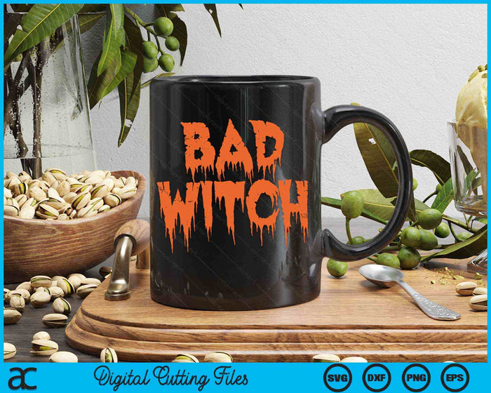 Halloween Bad Witch Costume Girls Women Matching Couples SVG PNG Digital Cutting File Halloween Bad Witch Costume Girls Women Matching Couples SVG PNG Digital Cutting File