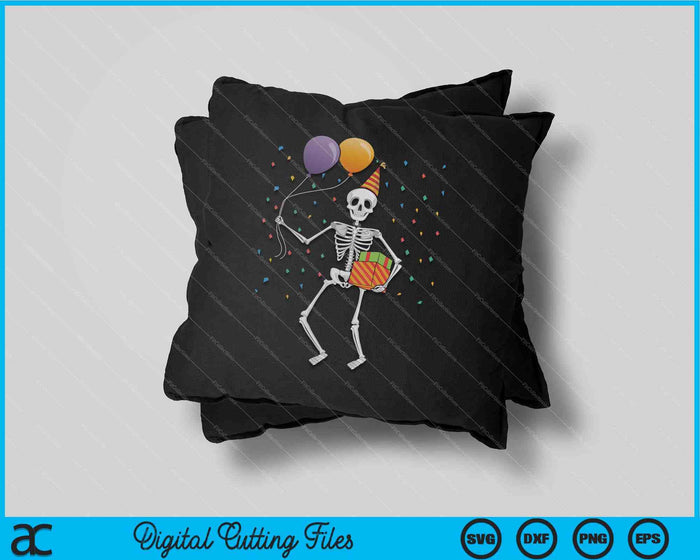 Halloween Birthday Party Outfit Skeleton SVG PNG Digital Cutting Files Halloween Birthday Party Outfit Skeleton SVG PNG Digital Cutting Files